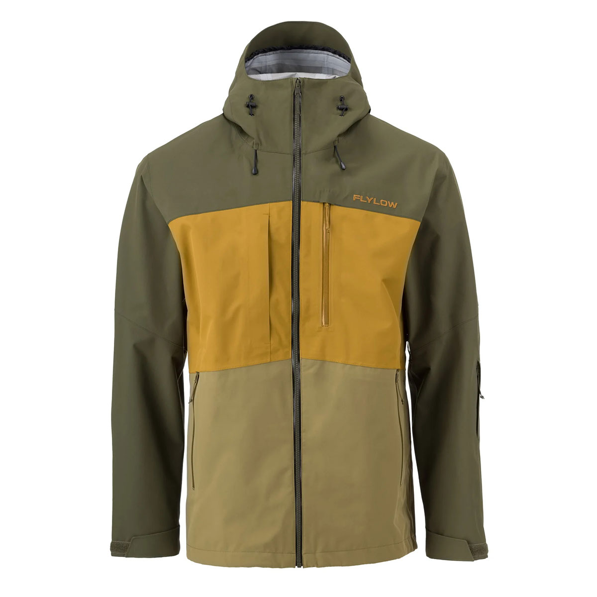 Flylow Quantum Pro Jacket Men's in Evergreen Rye Capers
